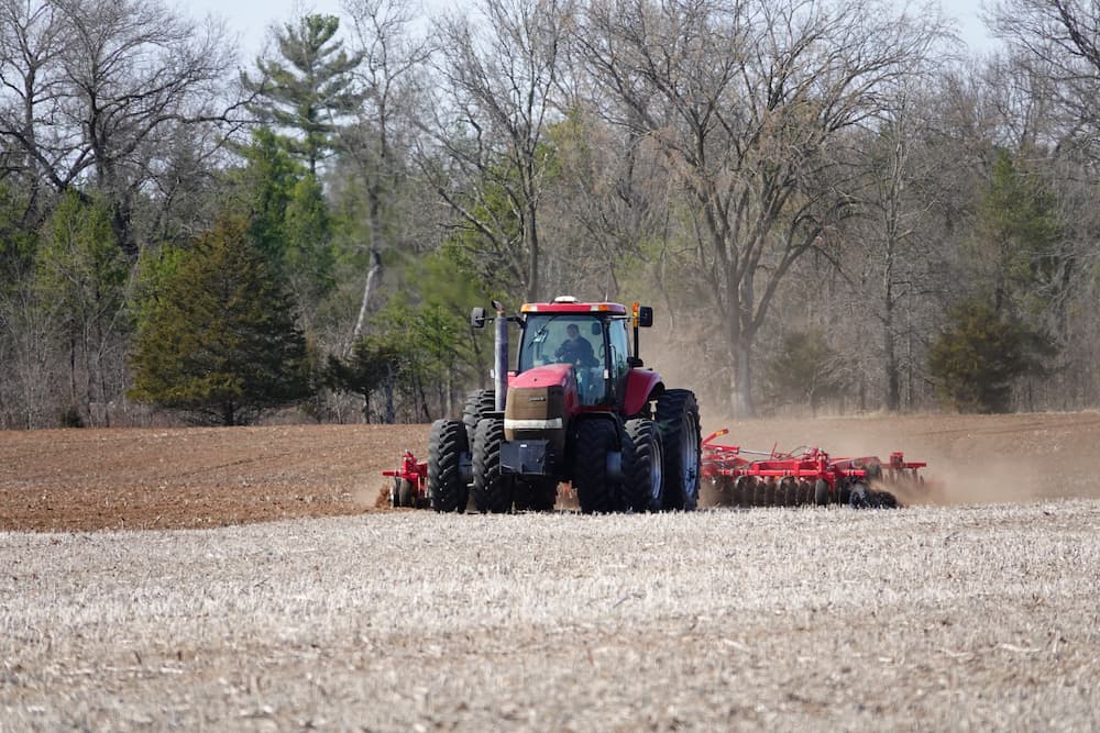 Tractor Tilling